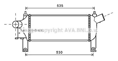 Интеркулер DNA4339 NISSAN