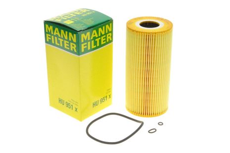 Фильтр масла, MANN-FILTER (HU951X)