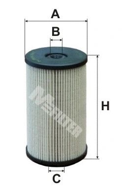 Топливный фильтр, SKODA SUPERB, SEAT ALTEA, M-FILTER (DE3128)