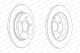 Диск тормозной FORD FOCUS, FERODO (DDF2061C)