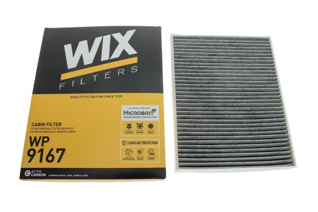 Фильтр салона VW T5 WP9167/K1155A угольный (пр-во WIX-Filtron)