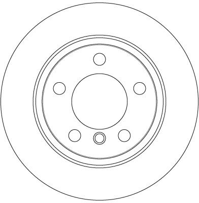 Диск тормозной MINI MINI, TRW (DF6353)