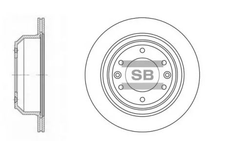 Диск гальмівний SD1032