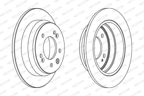 Диск тормозной HYUNDAI ix35, KIA PRO, FERODO (DDF1618C) Диск тормозной HYUNDAI ix35, KIA PRO, FERODO (DDF1618C)