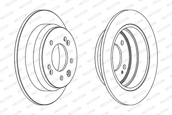 Диск тормозной HYUNDAI ix35, KIA PRO, FERODO (DDF1618C) Диск тормозной HYUNDAI ix35, KIA PRO, FERODO (DDF1618C)