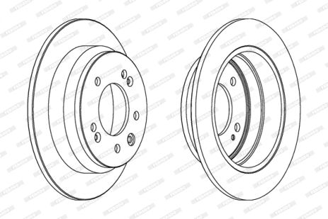 Диск тормозной HYUNDAI ix35, KIA PRO, FERODO (DDF1618C) Диск тормозной HYUNDAI ix35, KIA PRO, FERODO (DDF1618C)