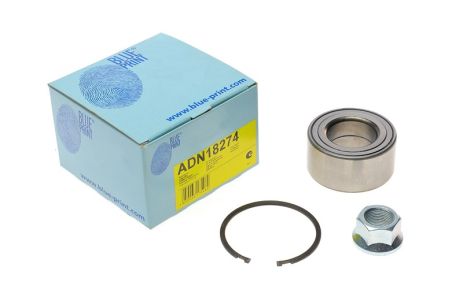 Комплект подшипника ступицы колеса, NISSAN SUNNY, BLUE PRINT (ADN18274)