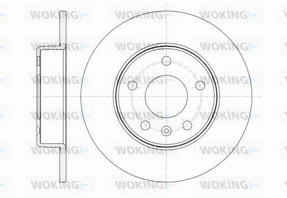 Диск гальмівний VAUXHALL ZAFIRA, OPEL ASTRA, WOKING (D6146800) Диск гальмівний VAUXHALL ZAFIRA, OPEL ASTRA, WOKING (D6146800)