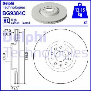 Диск тормозной VW ATLAS, DELPHI (BG9384C)