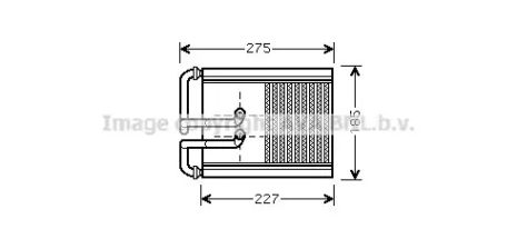 Теплообменник, отопление салона HY6168 KIA HYUNDAI