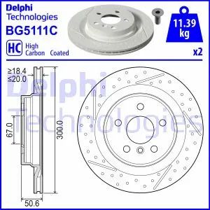 Диск тормозной MINI MINI, DELPHI (BG5111C) Диск тормозной MINI MINI, DELPHI (BG5111C)