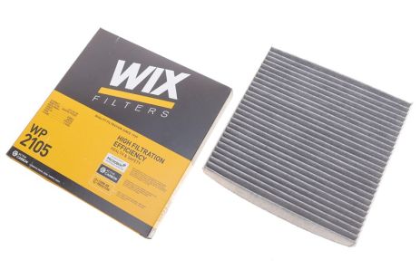 Фильтр, воздух во внутренном пространстве, RENAULT TWINGO, SMART FORTWO, WIX FILTERS (WP2105)