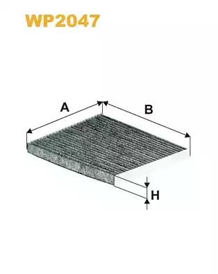 Фильтр салона HYUNDAI I20, I30, KIA CEED, CERATO 12- угольный (пр-во WIX-FILTERS)