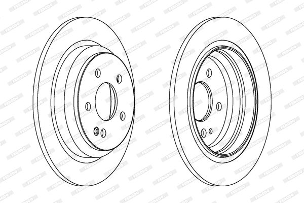 Диск тормозной MERCEDES-BENZ VITO, FERODO (DDF1234C) Диск тормозной MERCEDES-BENZ VITO, FERODO (DDF1234C)