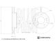 Диск тормозной MITSUBISHI L200, BLUE PRINT (ADBP430052)