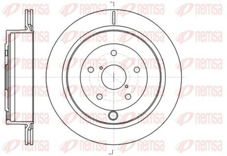 Диск тормозной SUBARU TRIBECA, REMSA (6104210) Диск тормозной SUBARU TRIBECA, REMSA (6104210)