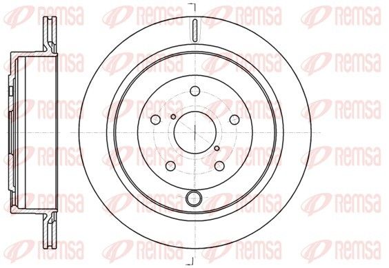 Диск тормозной SUBARU TRIBECA, REMSA (6104210) Диск тормозной SUBARU TRIBECA, REMSA (6104210)