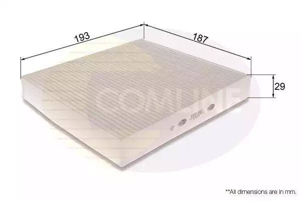 EKF382 Comline Фільтр салону EKF382 Comline Фільтр салону