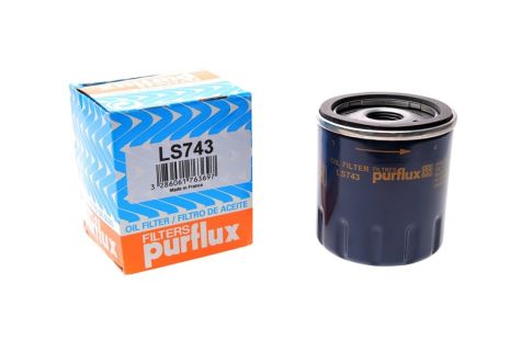 Фильтр масла, PURFLUX (LS743)