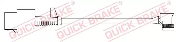 WS 0405 A QUICK BRAKE Датчик износа тормозных колодок (передних) Iveco Daily III 99-/IV 06- (L117mm, QUICK BRA WS 0405 A QUICK BRAKE Датчик износа тормозных колодок (передних) Iveco Daily III 99-/IV 06- (L117mm, QUICK BRA