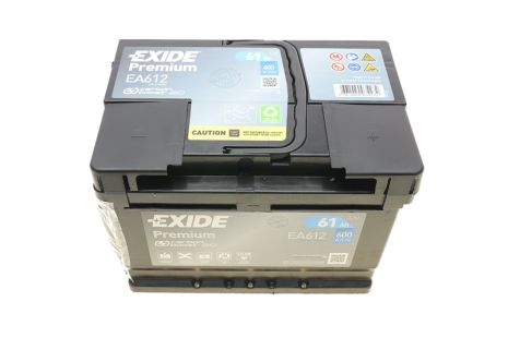 Стартерная аккумуляторная батарея, FORD ASIA, ZASTAVA 10, EXIDE (EA612)