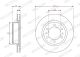 Диск тормозной TOYOTA HILUX, FERODO (DDF3082C) Диск тормозной TOYOTA HILUX, FERODO (DDF3082C)