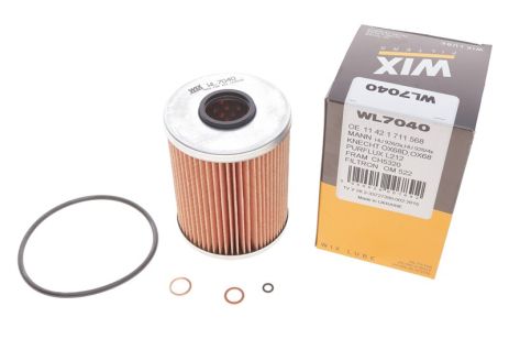 Фильтр масляный двигателя BMW WL7040/OM522 (пр-во WIX-Filtron UA)
