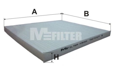 Фильтр, воздух во внутренном пространстве, HYUNDAI ACCENT, KIA RIO, M-FILTER (K9093)