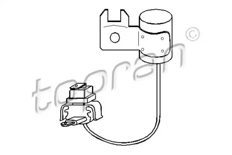 Конденсатор, VOLKSWAGEN 055905295, AUDI 055905295, HANS PRIES TOPRAN (101402)