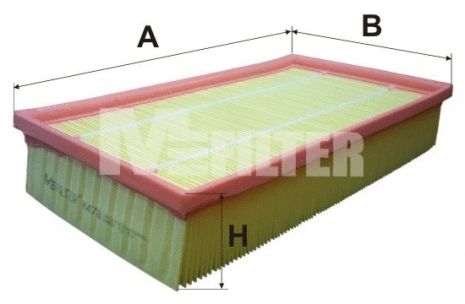 Воздушный фильтр, MERCEDES-BENZ E-CLASS, M-FILTER (K478)