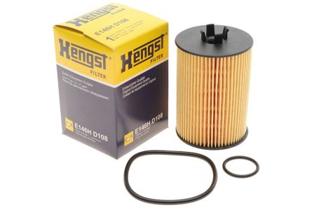 Фильтр масляный MERCEDES-BENZ A-CLASS (W169), B-CLASS (W245), HENGST FILTER (E146HD108) (A2661800009