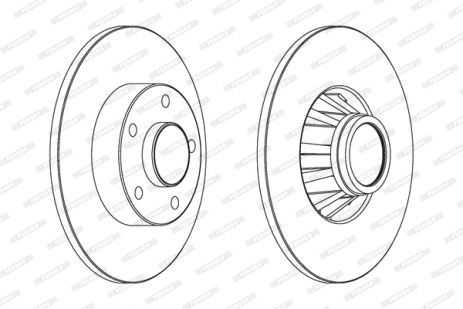 Диск тормозной VAUXHALL VIVARO, OPEL VIVARO, FERODO (DDF1498C1) Диск тормозной VAUXHALL VIVARO, OPEL VIVARO, FERODO (DDF1498C1)