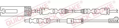 WS 0324 A QUICK BRAKE Датчик износа тормозных колодок (передних) BMW 1 (E81/82)/3 (E90-93) 04-11 (L, QUICK BRA