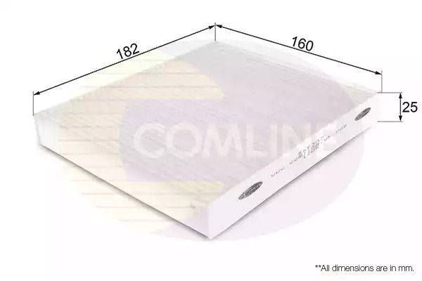 EKF307 Comline Фільтр салону EKF307 Comline Фільтр салону