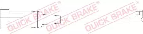 Датчик Зношування гальмівних колодок, QUICK BRAKE (WS0245A) Датчик Зношування гальмівних колодок, QUICK BRAKE (WS0245A)