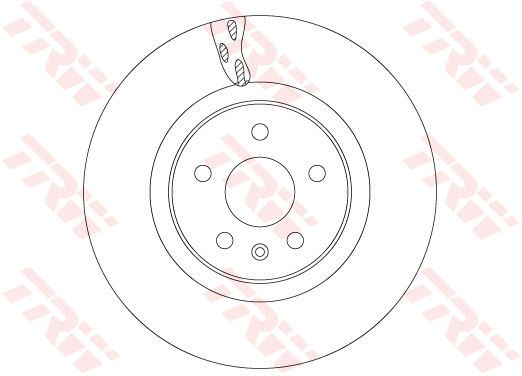 Диск гальмівний TESLA MODEL, TRW (DF6700S) Диск гальмівний TESLA MODEL, TRW (DF6700S)