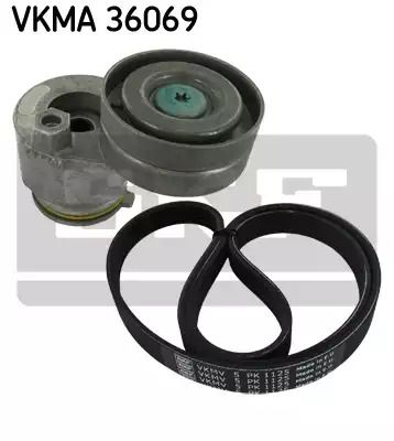 Поликлиновой ременный комплект VKMA36069 NISSAN OPEL
