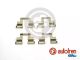 Монтажный комплект тормозных колодок Alfa Romeo 159 Audi A3, A4, A6, A6 Allroad, Q3, Tt Renault Kang