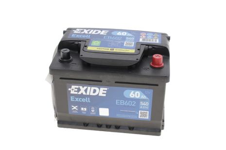 Стартерная аккумуляторная батарея, FORD ASIA, ZASTAVA 10, EXIDE (EB602)