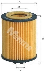 Масляный фильтр, VAUXHALL CORSA, OPEL CORSA, M-FILTER (TE616)