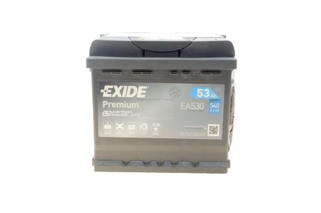 Стартерная аккумуляторная батарея, LEXUS UX, DFSK V, EXIDE (EA530) Стартерная аккумуляторная батарея, LEXUS UX, DFSK V, EXIDE (EA530)