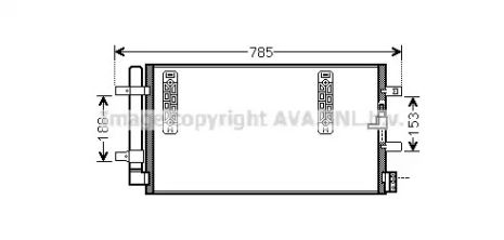 Конденсатор, кондиционер AIA5297D AUDI