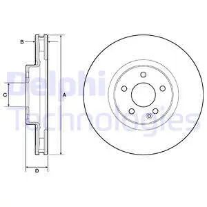 Диск тормозной MERCEDES-BENZ VITO, DELPHI (BG9174C) Диск тормозной MERCEDES-BENZ VITO, DELPHI (BG9174C)