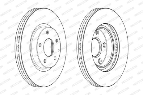 Диск тормозной MAZDA 6, FERODO (DDF2463C) Диск тормозной MAZDA 6, FERODO (DDF2463C)
