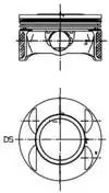 Поршень 40027710 HOLDEN CHEVROLET