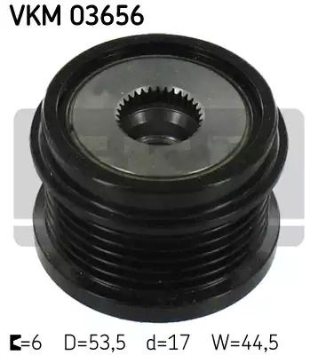 Механизм свободного хода генератора VKM03656 FORD VOLVO