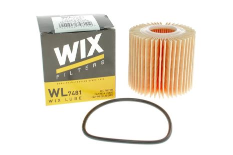 Фильтр масляный двигателя TOYOTA AURIS I, II 1.4 D4D 07-, YARIS II, 1.4 D4D 06- (пр-во WIX-FILTERS)