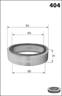 DP1110.10.0015 Drive+ Фільтр повітря DP1110.10.0015 Drive+ Фільтр повітря