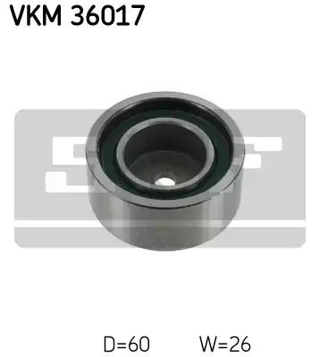 Паразитный / ведущий ролик, поликлиновой ремень VKM36017 VAUXHALL OPEL