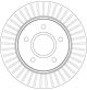 Диск тормозной FIAT FREEMONT, DODGE JOURNEY, TRW (DF6253S) Диск тормозной FIAT FREEMONT, DODGE JOURNEY, TRW (DF6253S)